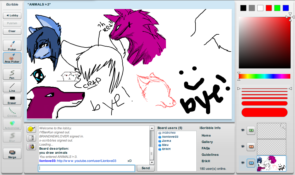 And another iScribble screen capture